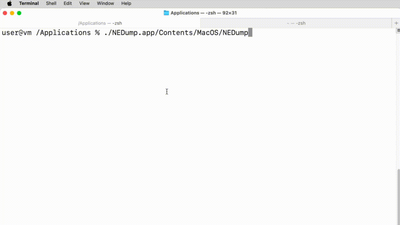 Dumping Content Filter Events