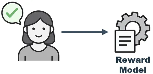 Training a 'reward model' using the human preferences dataset